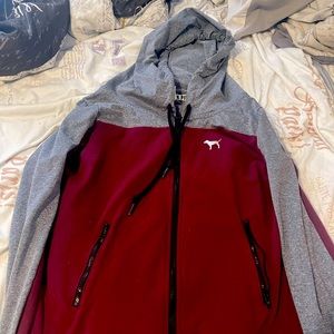 Burgundy pink vs sweater